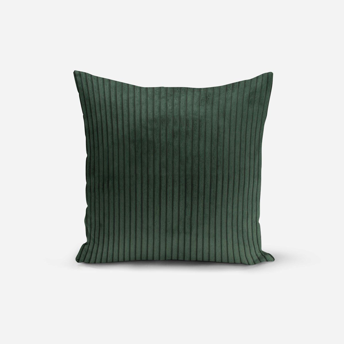 SCHÖNER LEBEN. Декоративные подушки Подушкиhülle Breitcord Baby Rib grün div Größen von SCHÖNER LEBEN.