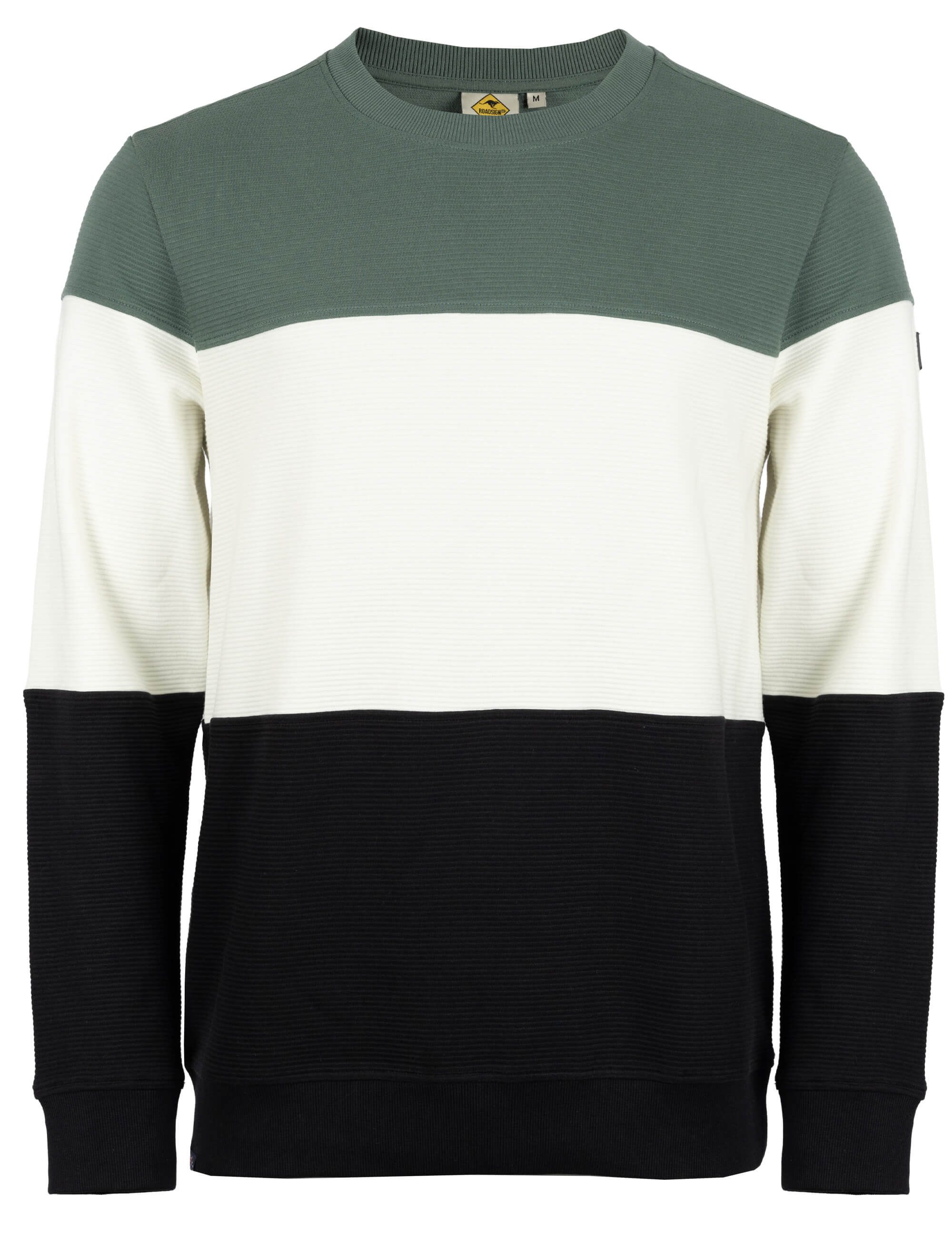 ROADSIGN australia Sweatshirt Colourblock (1, 1-tlg., 1) aus Baumwolle mit Blockstreifenmuster