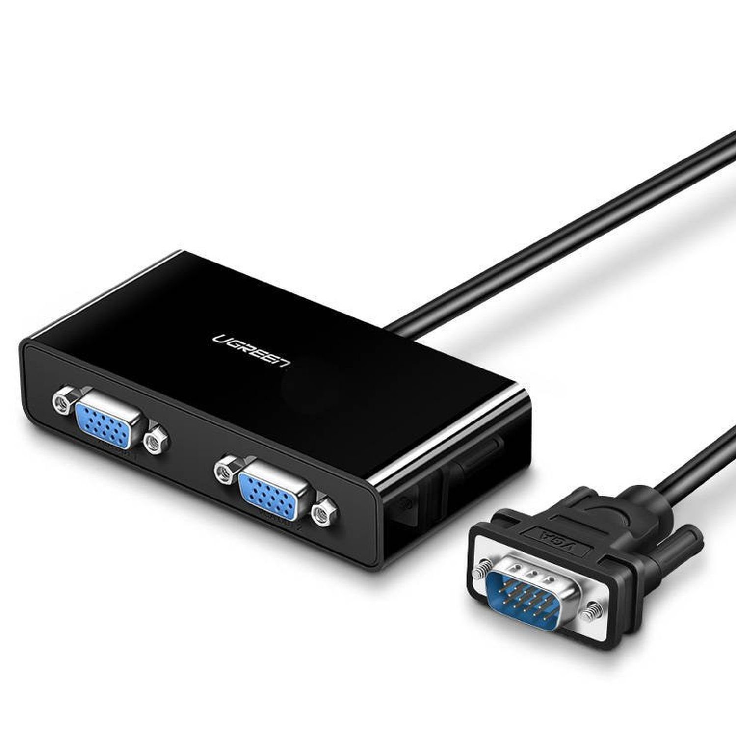 UGREEN Splitter VGA Video Splitter 2x VGA Aufteilung des Signals auf 2 Monitore - 1m