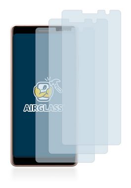 BROTECT Panzerglasfolie für Nokia 7 Plus, Displayschutzglas, 3 Stück, Schutzglas Glasfolie klar