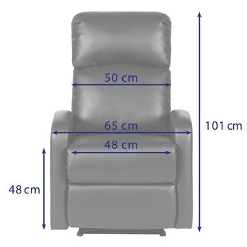 SVITA Relaxsessel LEX, weich gepolstert, ergonomisch geformt, hoher Sitzkomfort