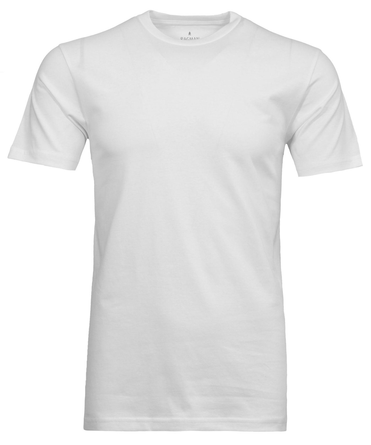 RAGMAN Longshirt Weiss | T-Shirts