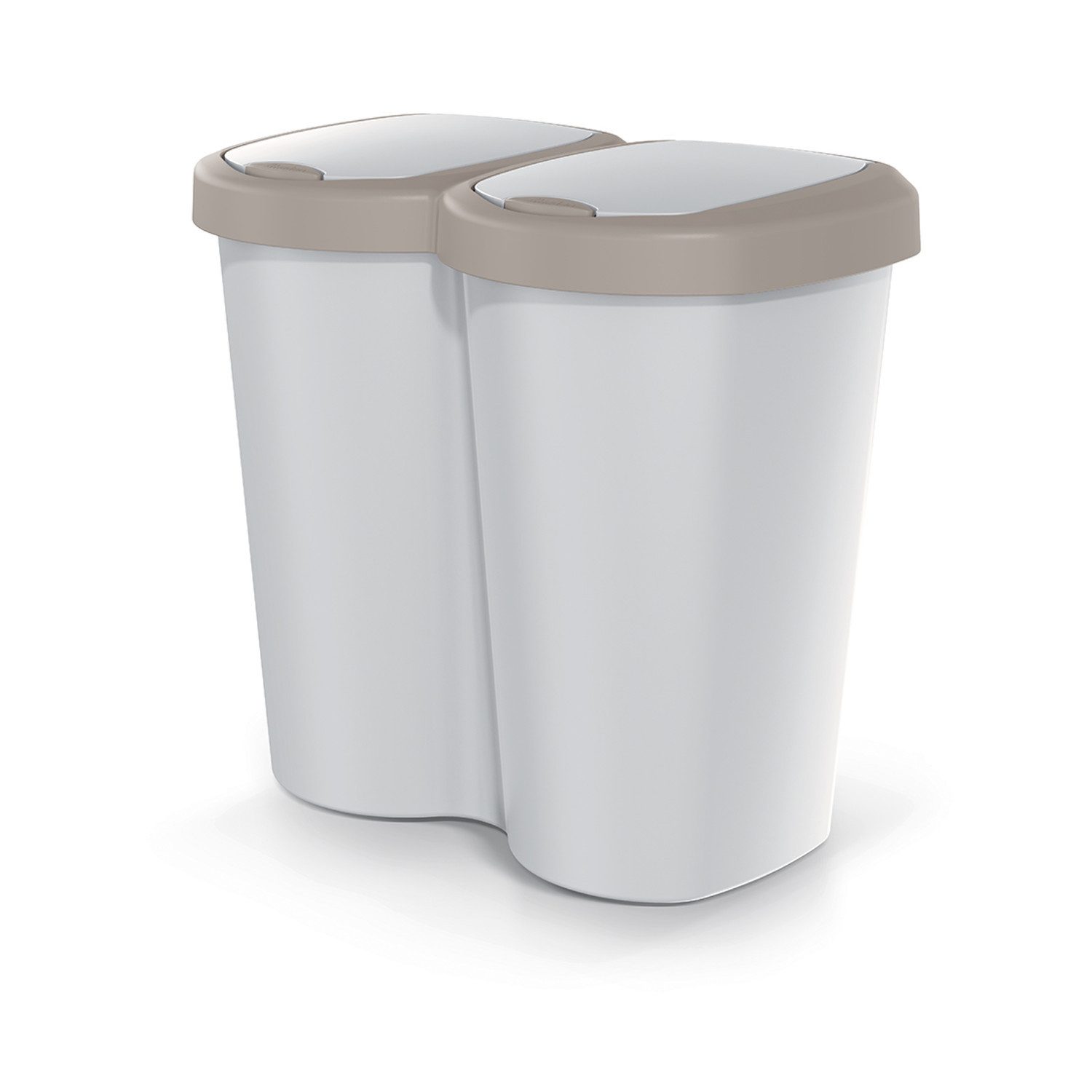 Keden Mülleimer Compacta B Duo 40 L, ein Fach, zwei Deckel