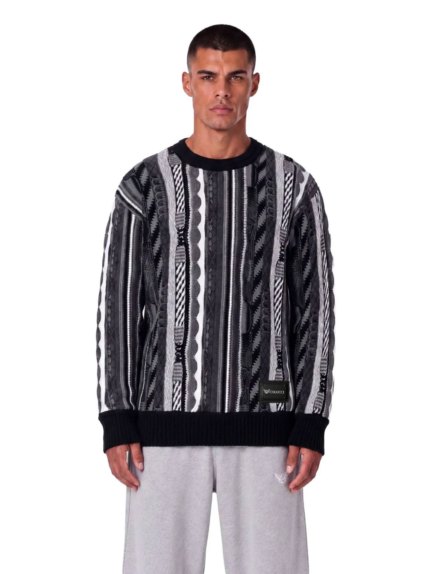 COLUCCI Strickpullover Pullover Colucci 3DKnit Sweater