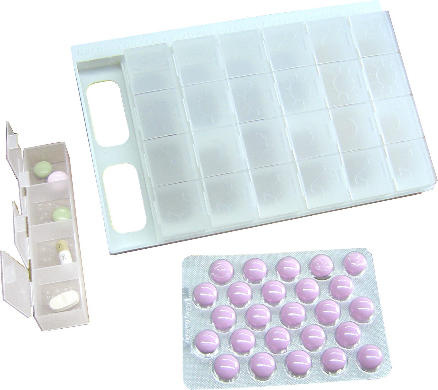 Ruco Vorratsdose, Kunststoff, (Set, 3-tlg), (Tablettendose)