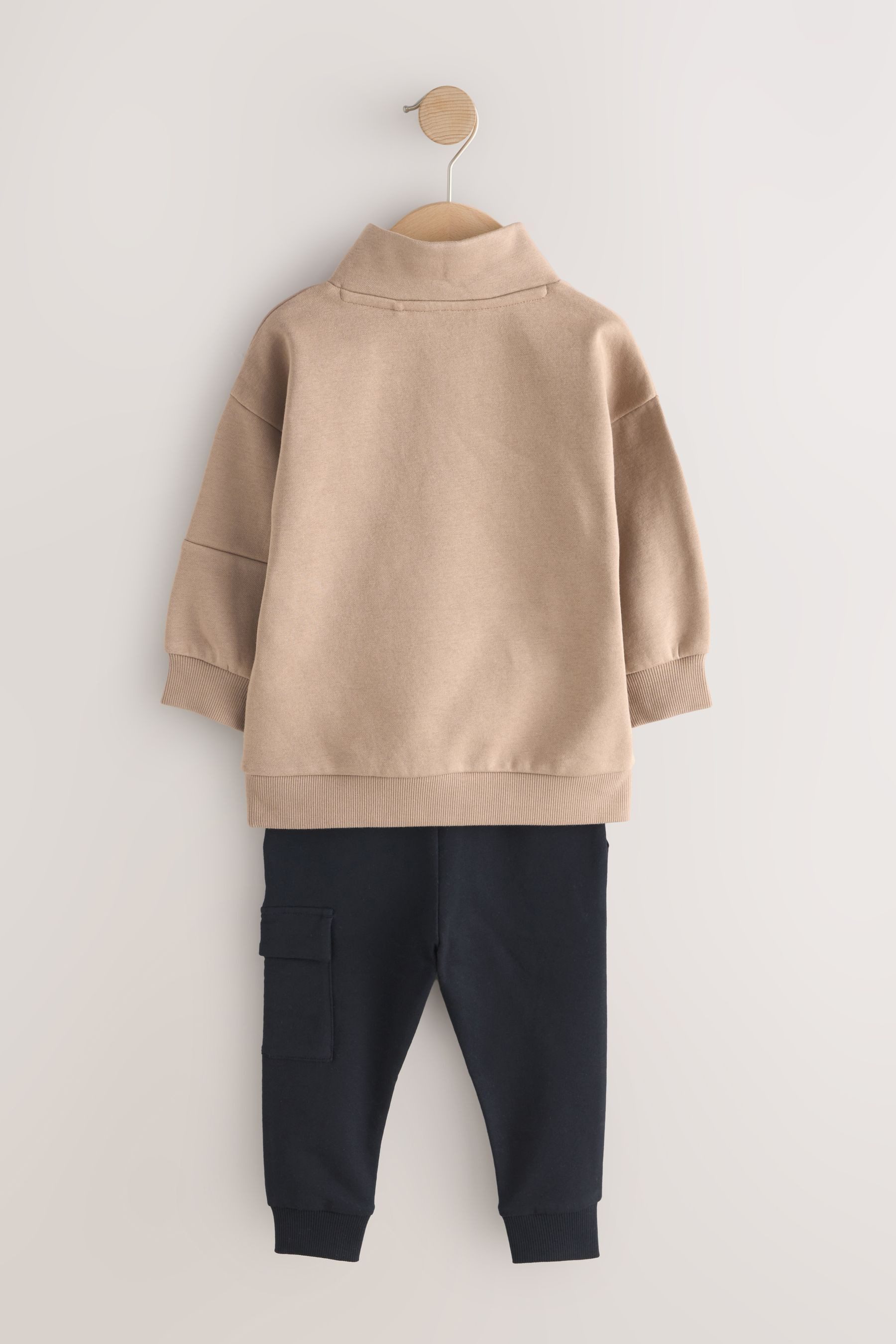 Next Sweatanzug Oberteil mit halblangem RV günstig online kaufen