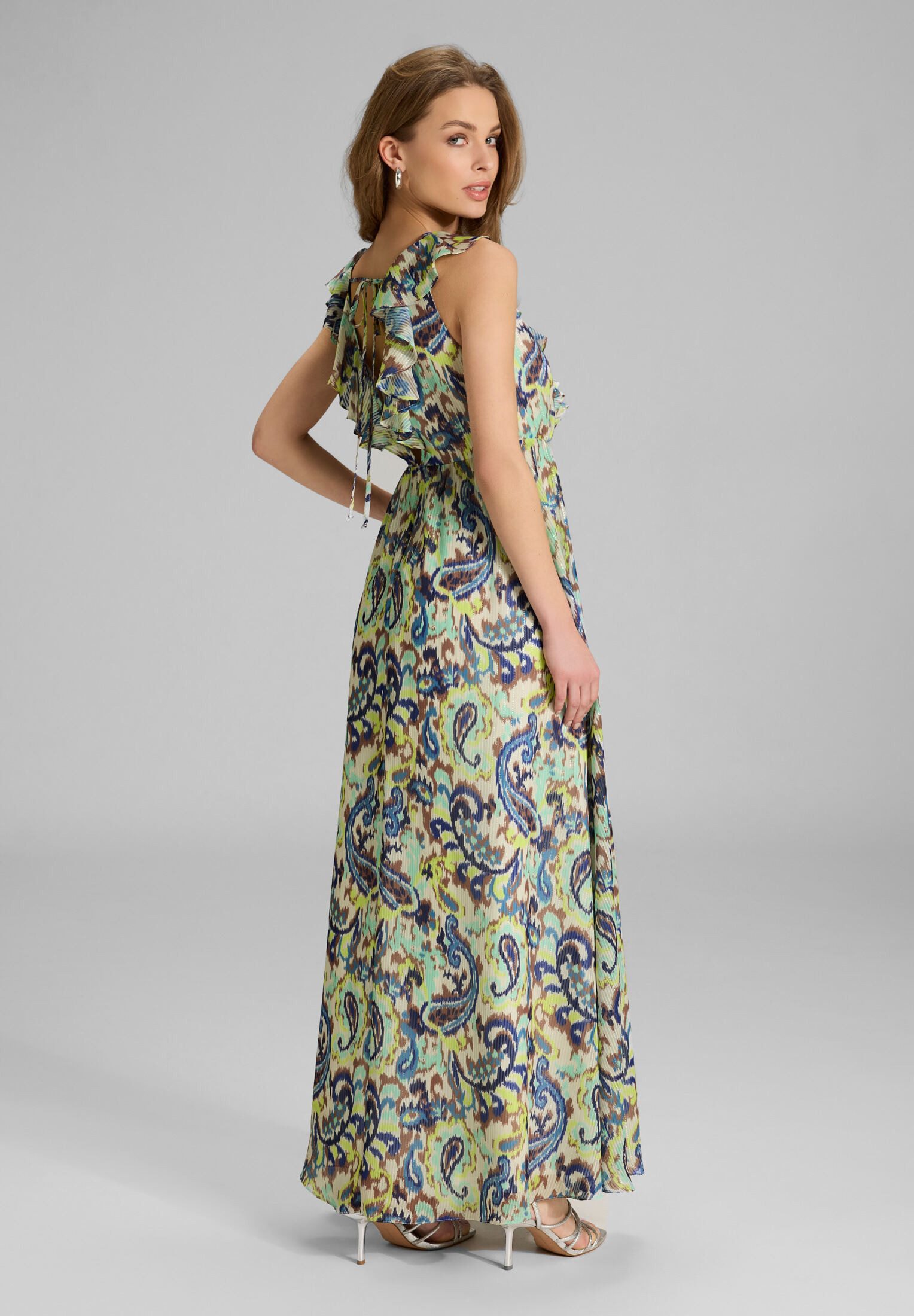 SWING Abendkleid Taillierter Schnitt mit augestelltem Rockteil