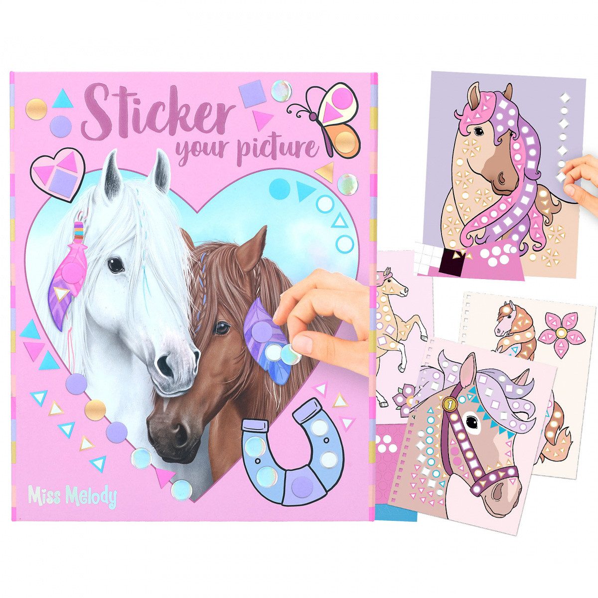 Depesche Stickerbuch DEPESCHE Miss Melody Stickerbuch Sticker your picture
