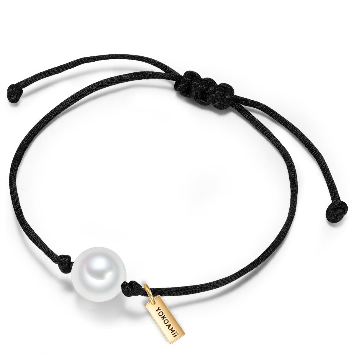 Armband Perle schwarz, Yokoamii mit