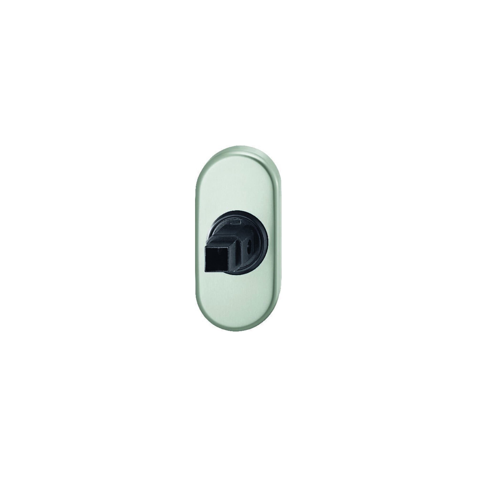 FSB Drückergarnitur FSB ZT-Drückerrosette ASL, 0 17 1758, oval, Alu F1