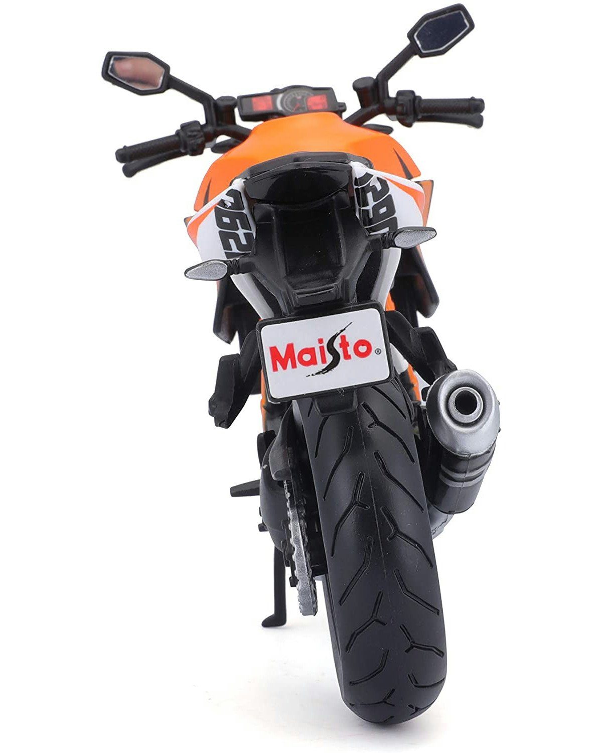 Maisto® Modellmotorrad Modellmotorrad - KTM 1290 Super Duke R (orange, Maßstab 1:12), Maßstab 1:12, detailliertes Modell