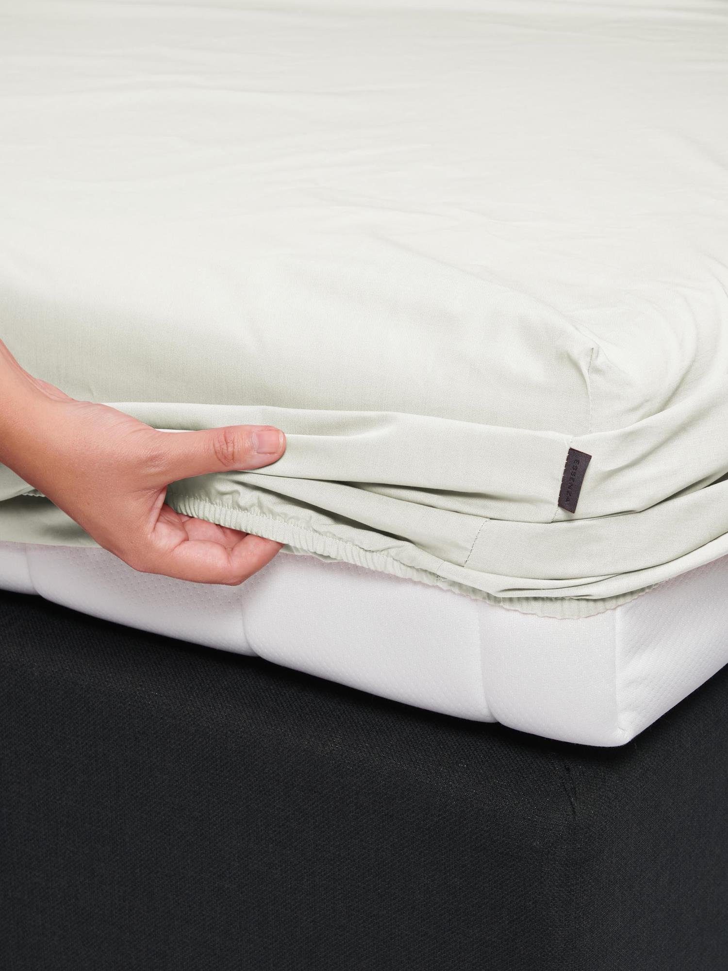 Essenza Spannbettlaken Premium Percale, Perkal, Gummizug: rundum, (1 Stück) günstig online kaufen