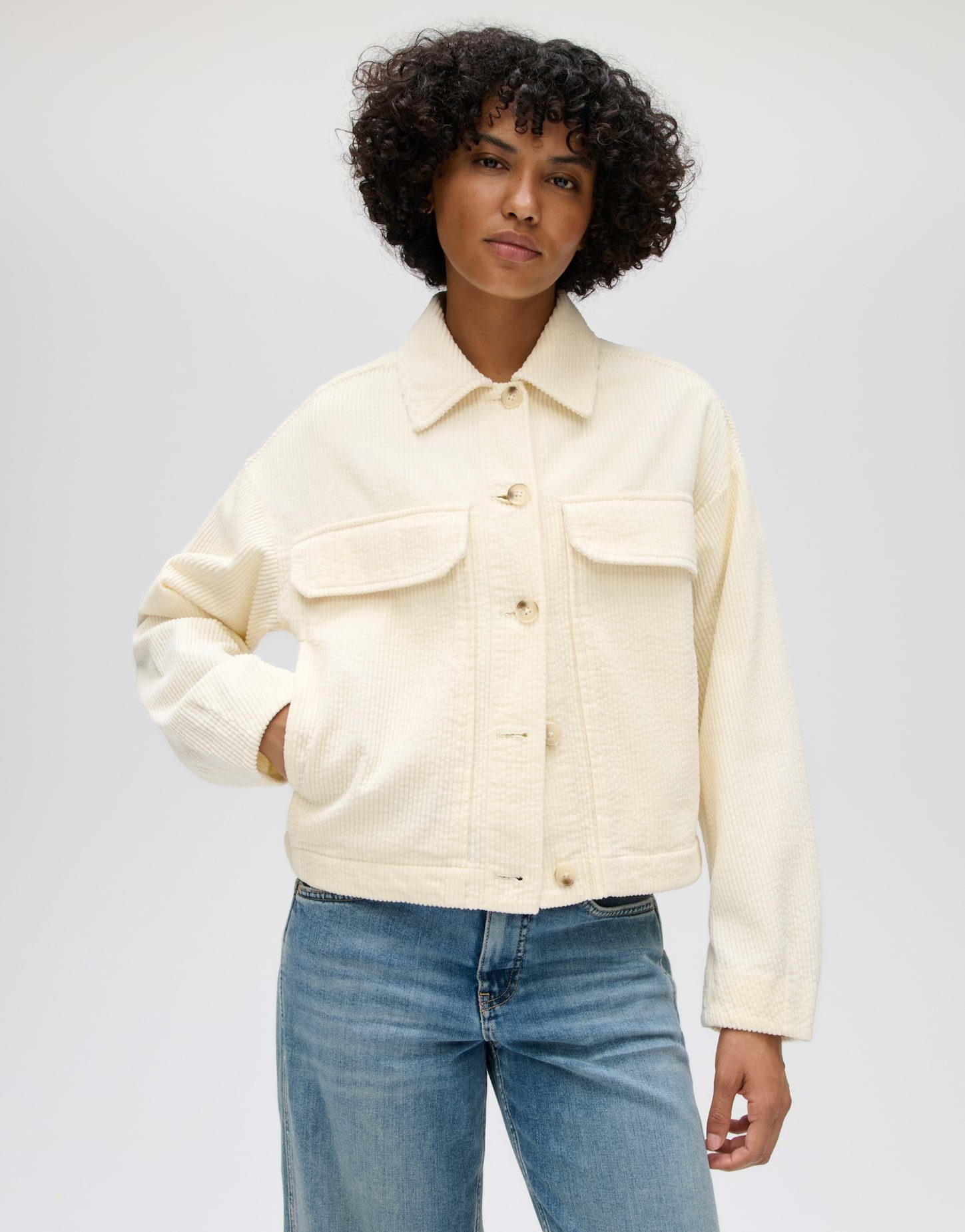 OPUS Cordjacke Hannja aus weichem Cord