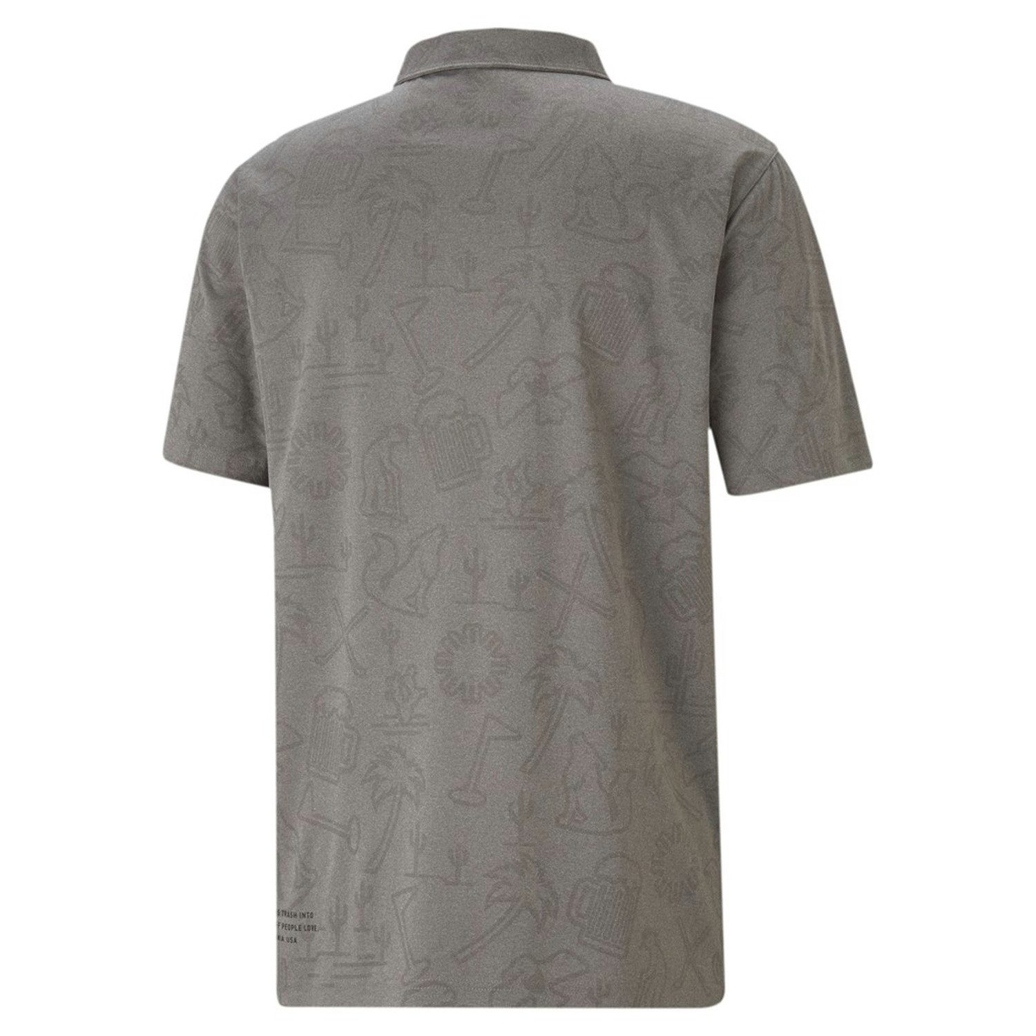 PUMA Poloshirt Puma Golf Polo First Mile Flash Grau Herren