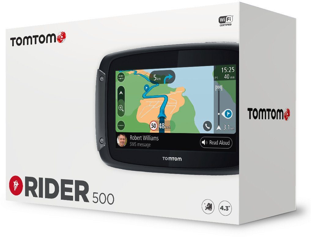 TomTom TomTom RIDER 500 Europe Navigationsgerät (Europa, Bluetooth)
