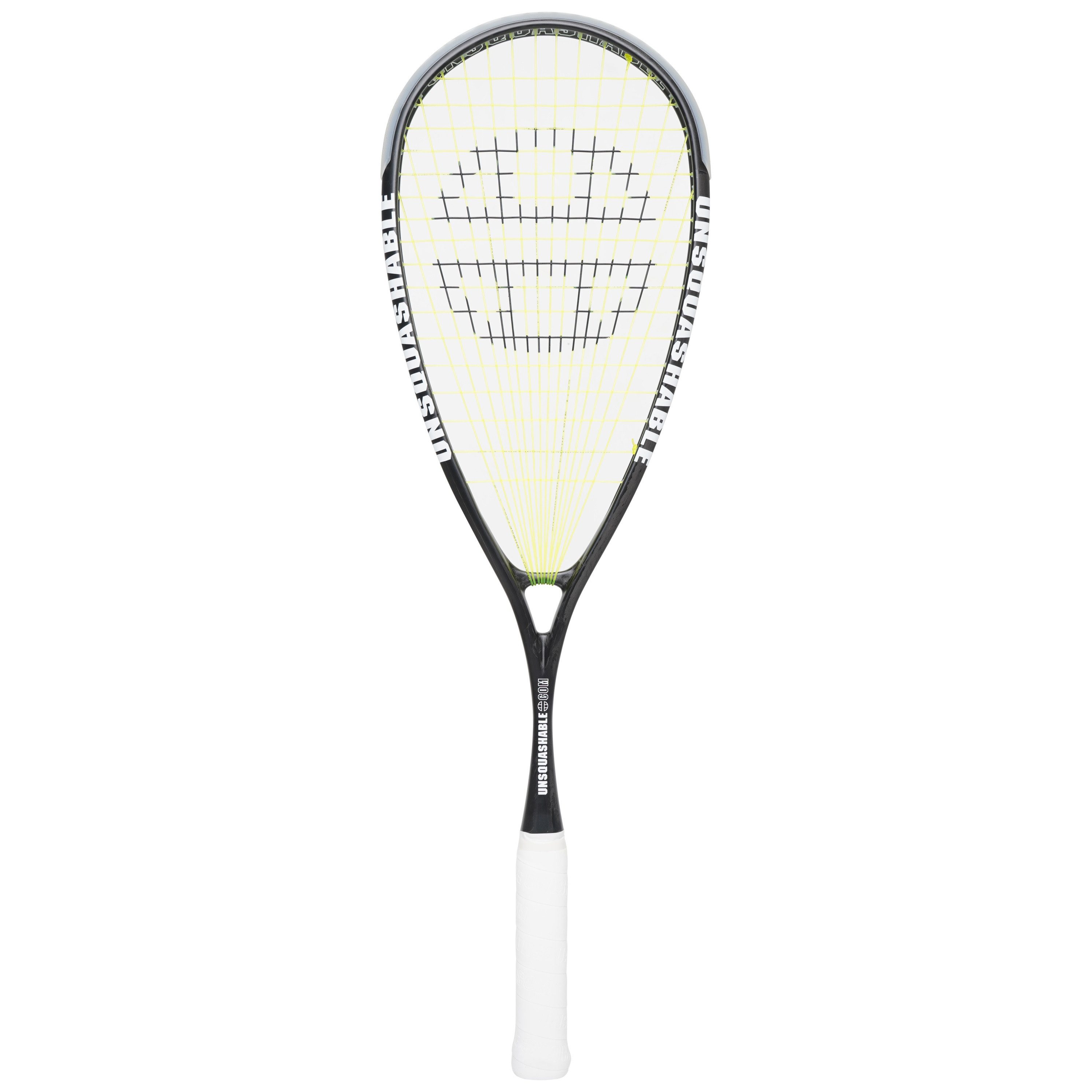 Unsquashable Squashschläger Syn-Tec 125 (125g/grifflastig) 2024 schwarz - besaitet