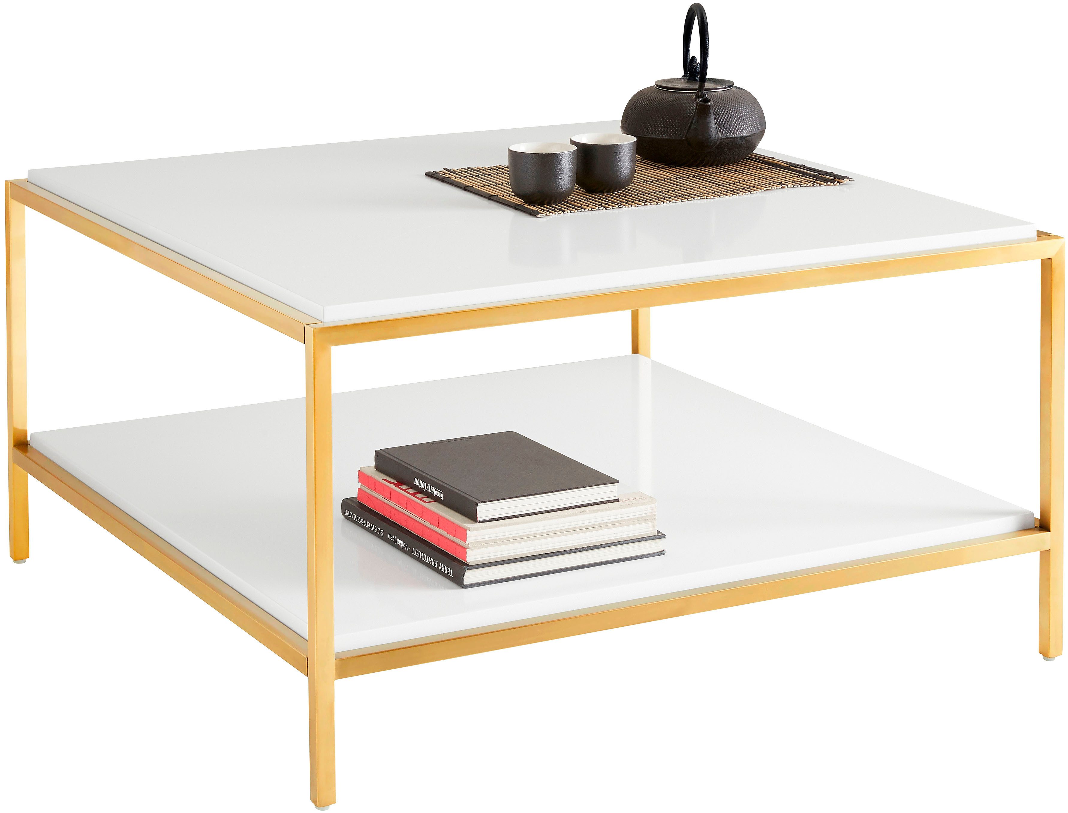 Leonique Couchtisch Cherlen, TOPSELLER!, OTTOs Choice, mit zwei Ablagefläch günstig online kaufen