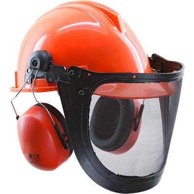 Sicherheitshelm Waldarbeiter-Helmset orange