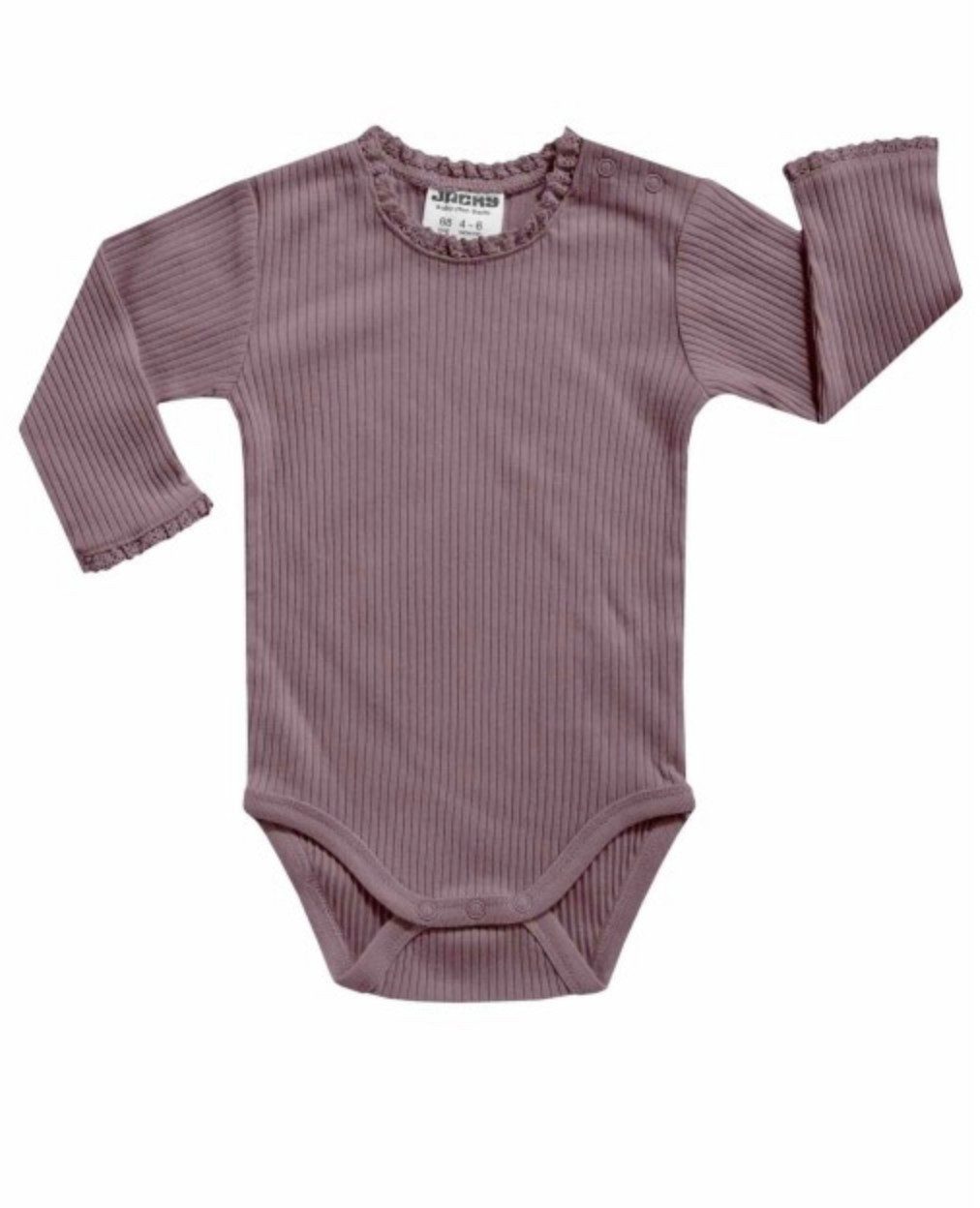 JACKY Langarmbody Baby Mädchen Langarmbody Rippstruktur Baumwolle