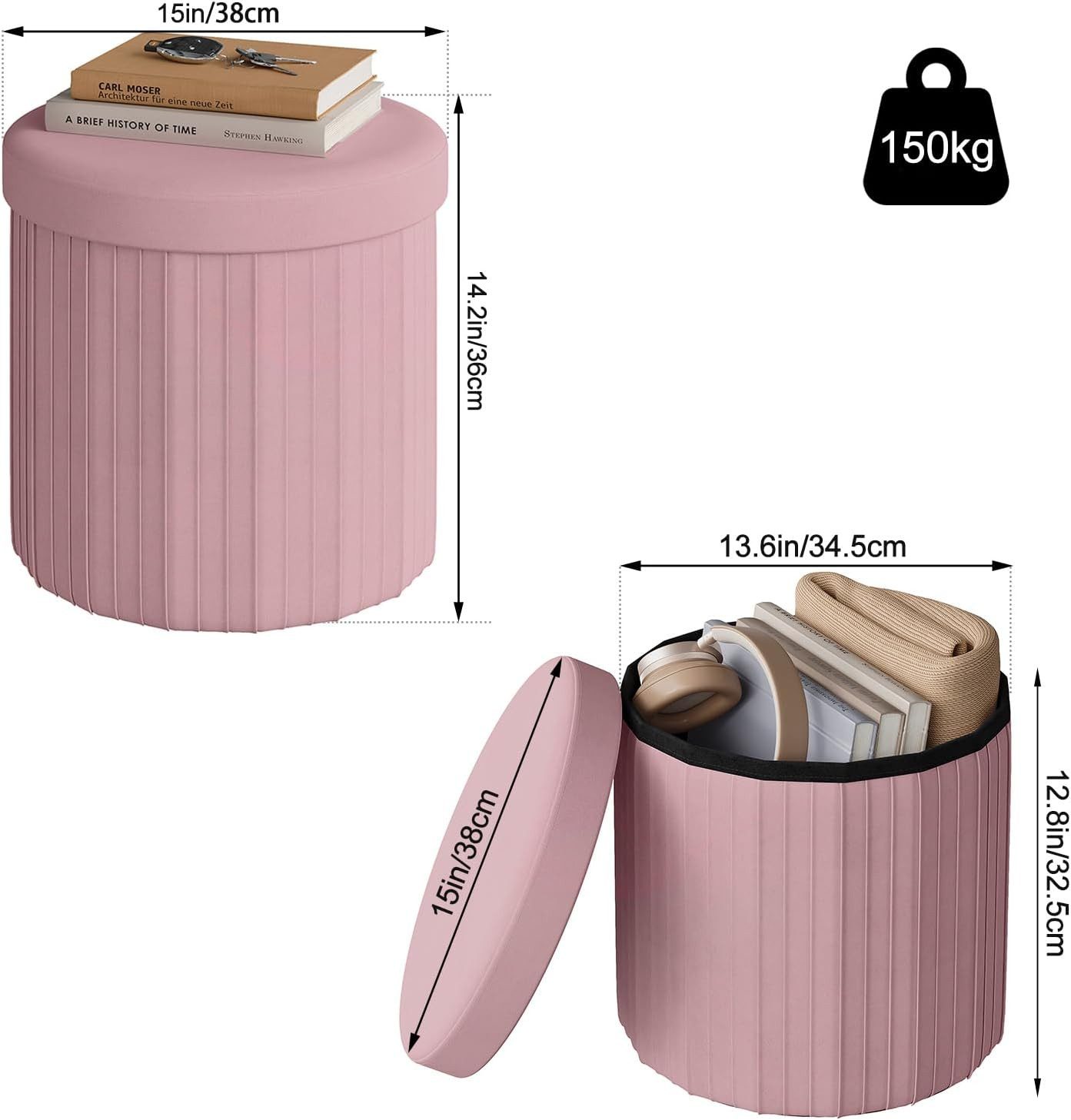 Woltu Sitzhocker (1 St)