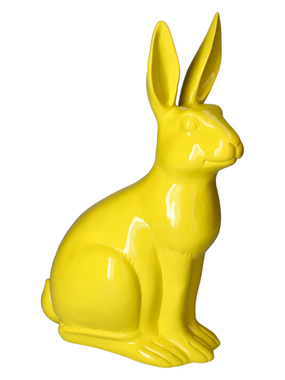 Giftcompany Dekofigur Frau Schmidt Hase XL gelb 80cm
