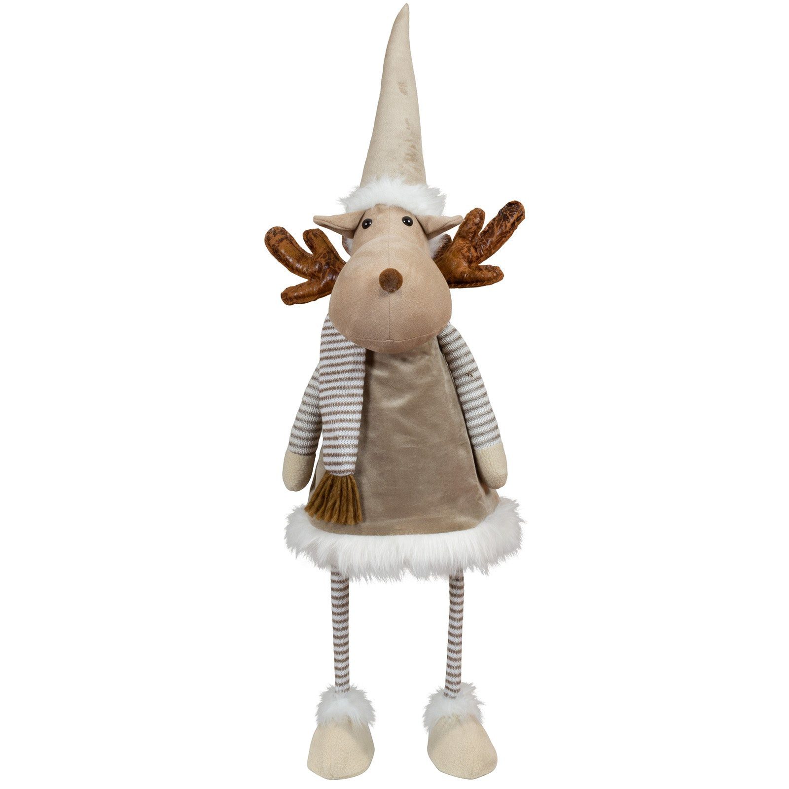 Christmas Paradise Weihnachtsfigur Elch 65 cm (80 cm) (Rentier, 1 St., wackelt), Wackelfigur, beige