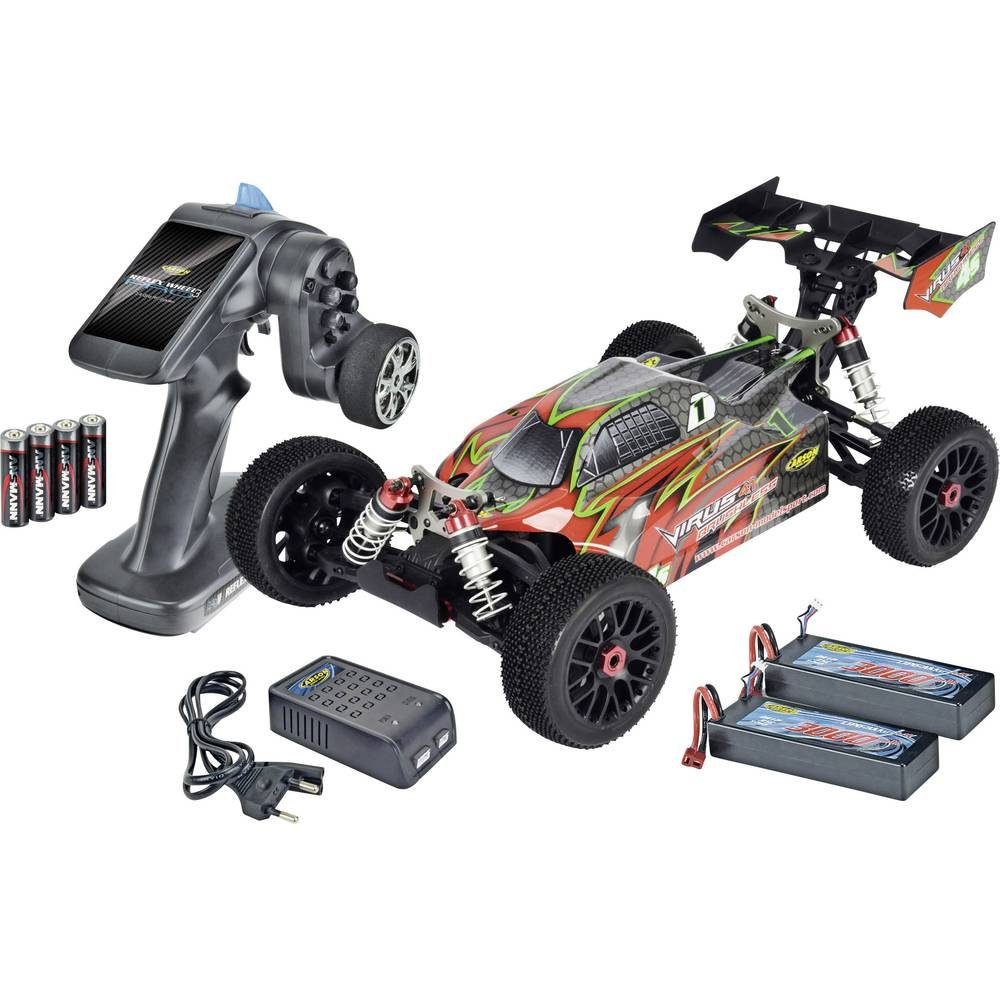 CARSON RC-Auto 1:8 Elektro Buggy Brushless 100% RtR, inkl. Akku, Ladegerät und Senderbatterien