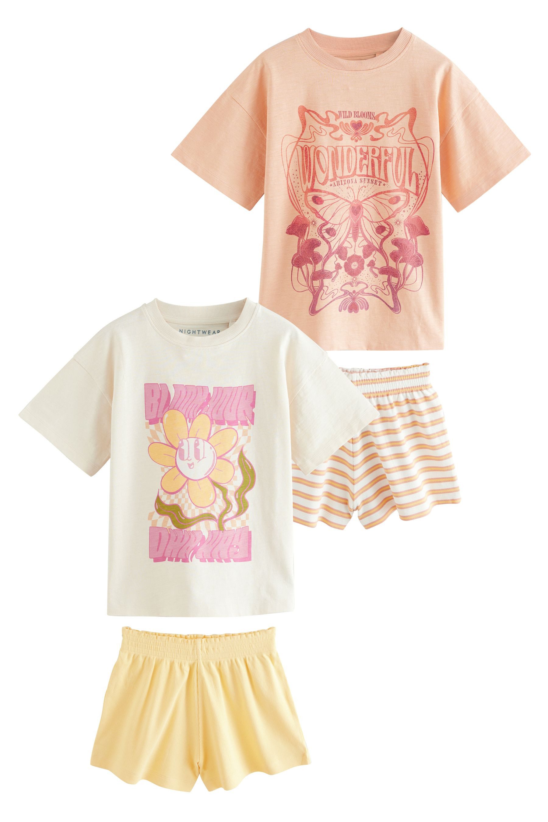 Pyjama Kurze Schlafanzüge, 2er-Pack