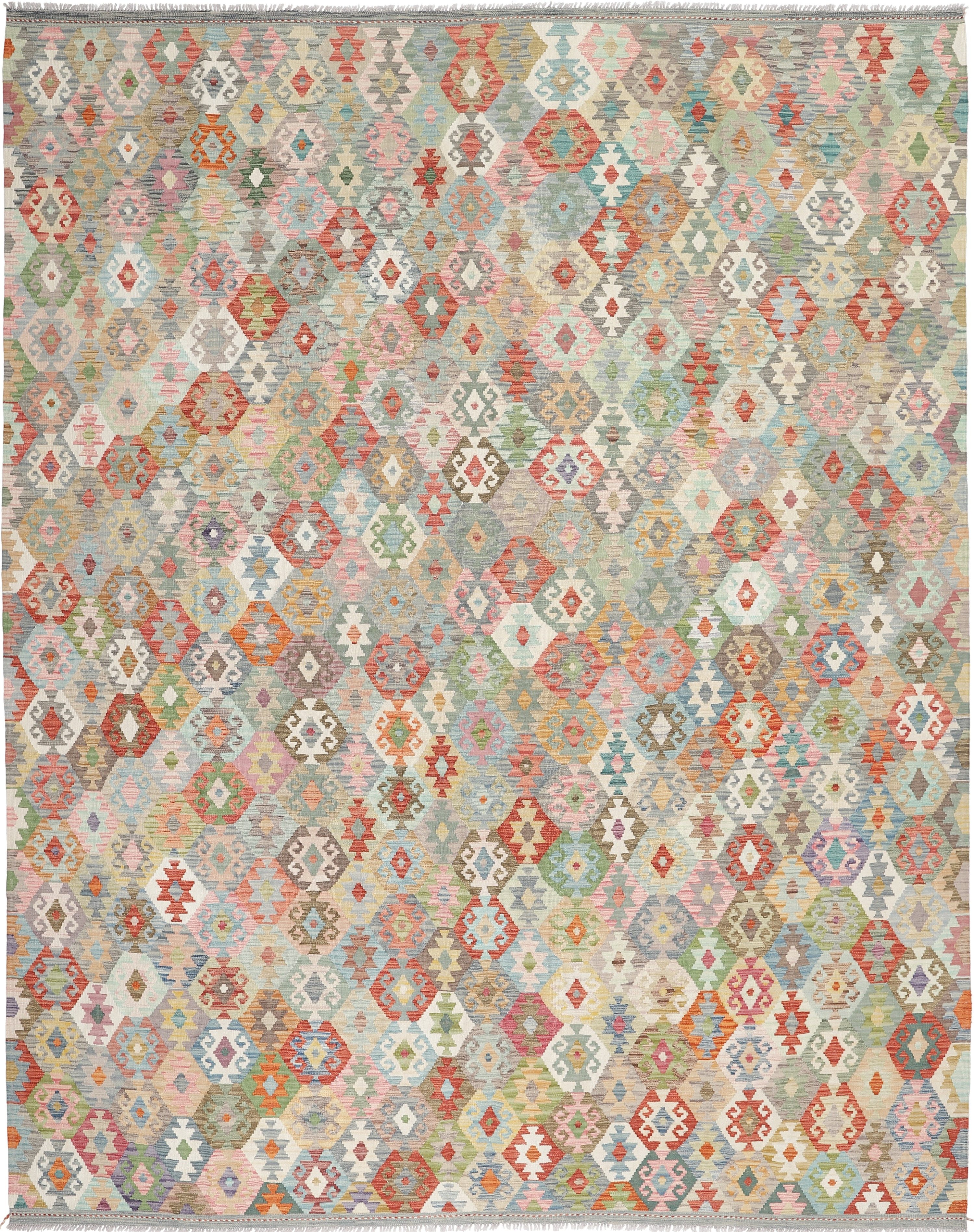 Carpet Avenue Teppich Kelim Afghan Royal 390x312, Rechteck, Höhe: 4 mm