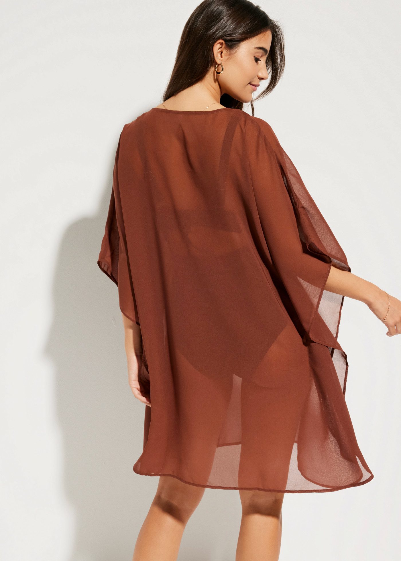 bonprix Tunikakleid für warme Tage, aus Polyester, figurumspielende Passform – Bild 2 von 5
