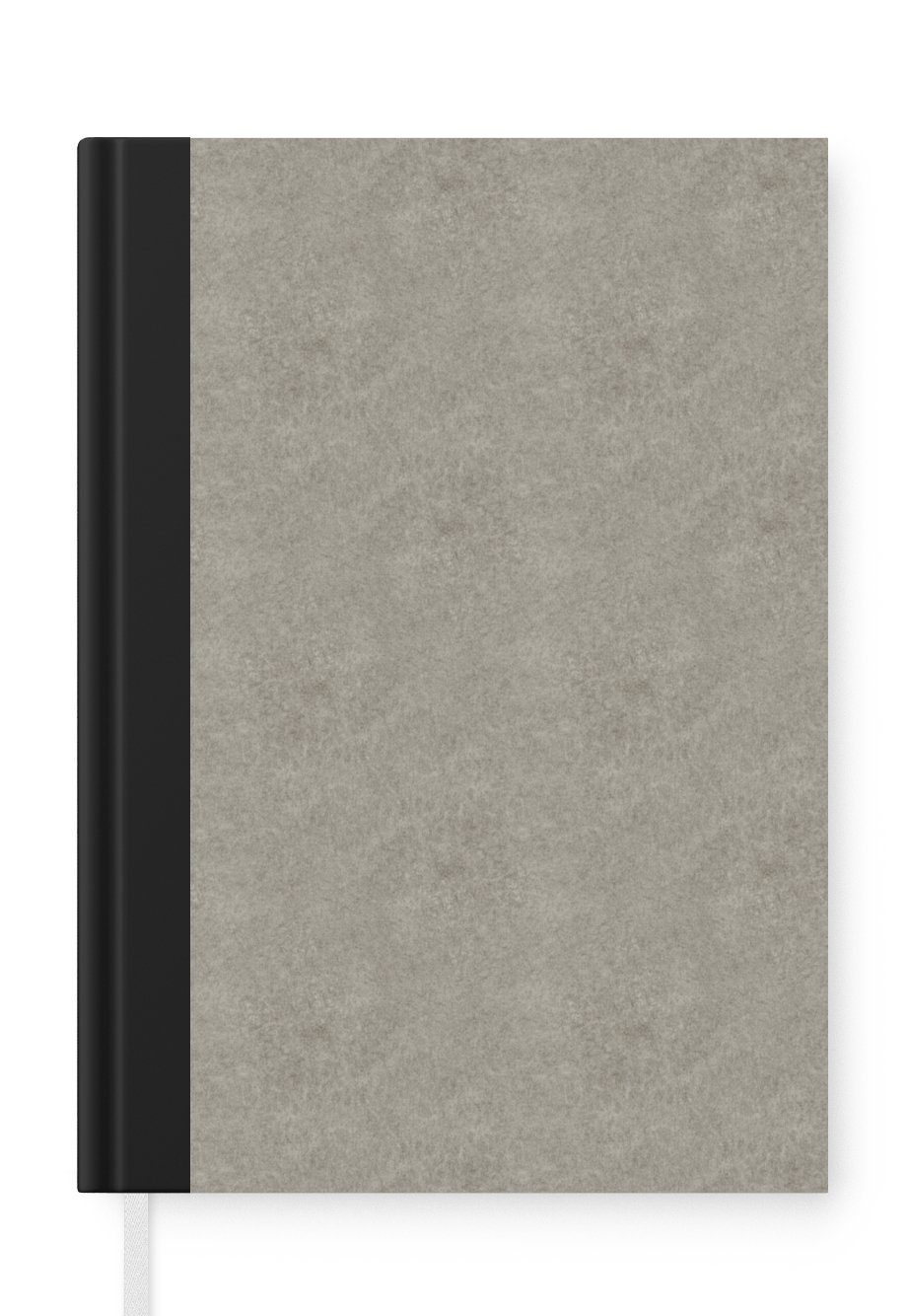 MuchoWow Notizbuch Beton - Grau - Muster - Industriell, Journal, Merkzettel, Tagebuch, Notizheft, A5, 98 Seiten, Haushaltsbuch