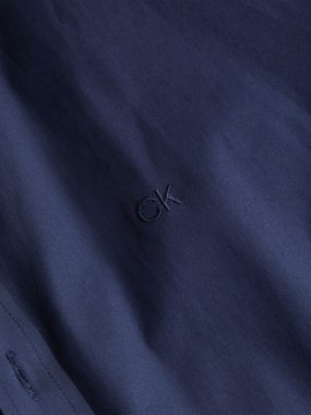 Calvin Klein Langarmhemd SLIM FIT STRETCH POPLIN mit Kentkragen