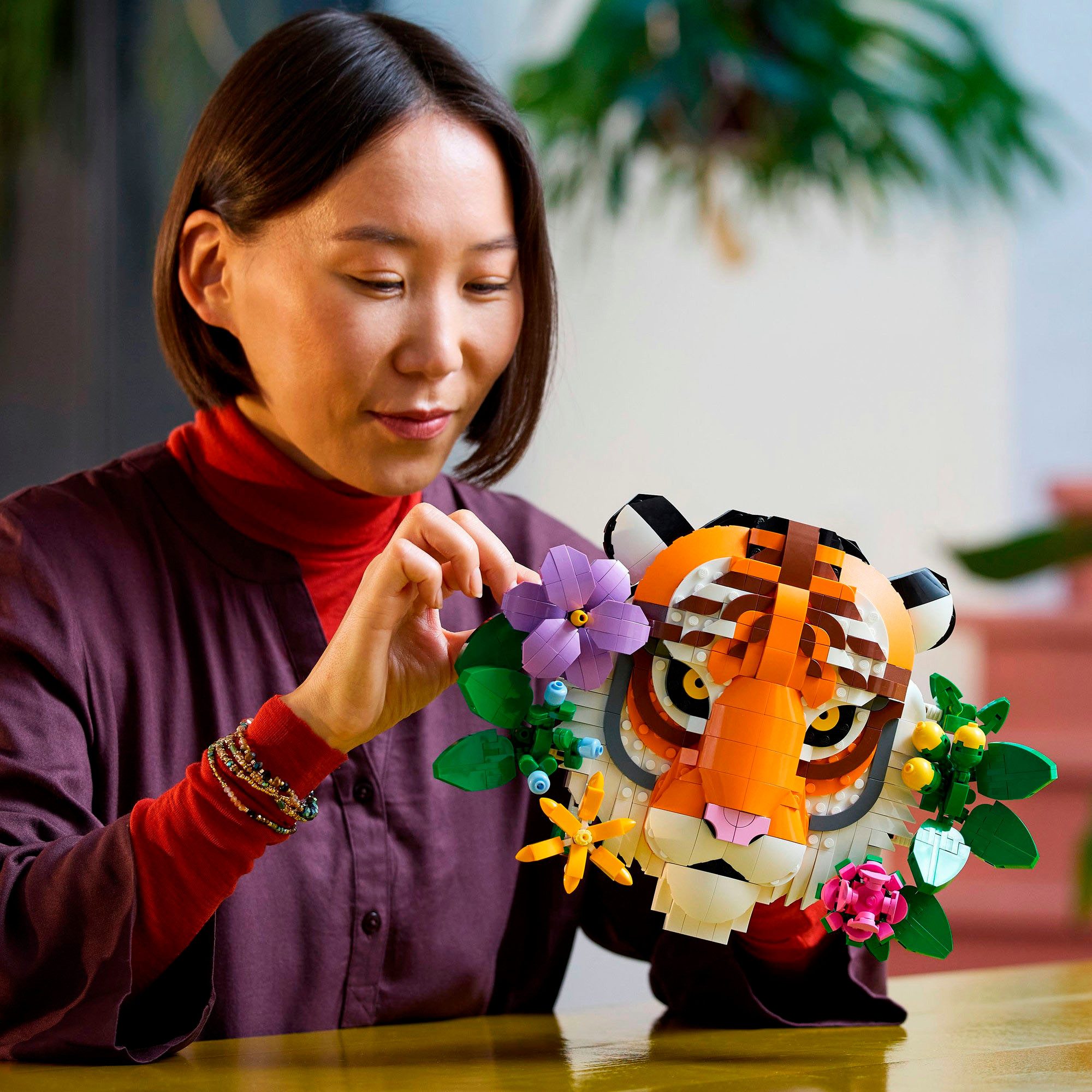 LEGO® Fauna Collection - Tiger (31217), LEGO ART Konstruktionsspielsteine, günstig online kaufen