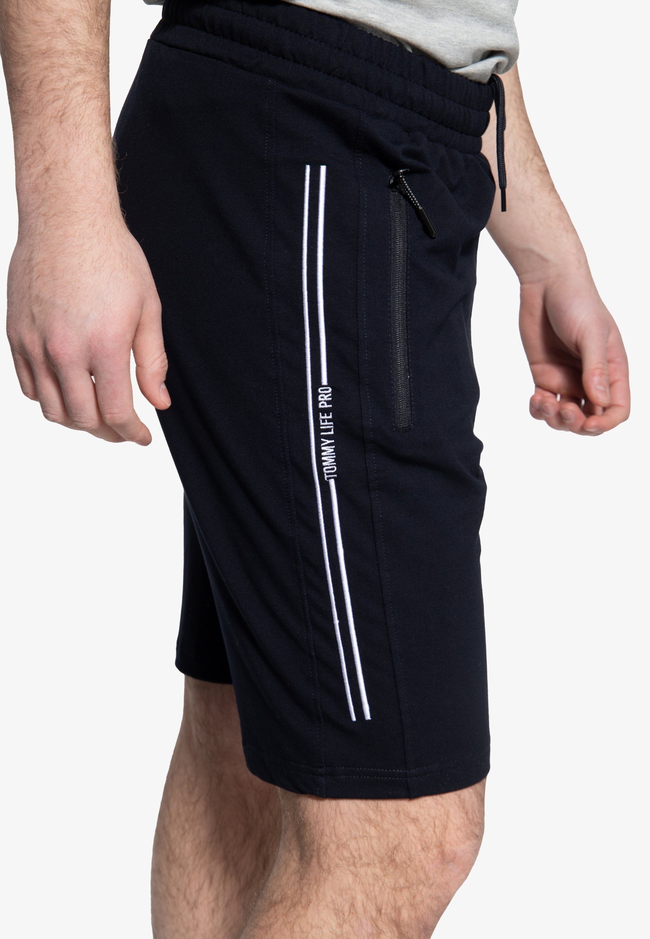 Sweatshorts blau LIFE uni TOMMY design