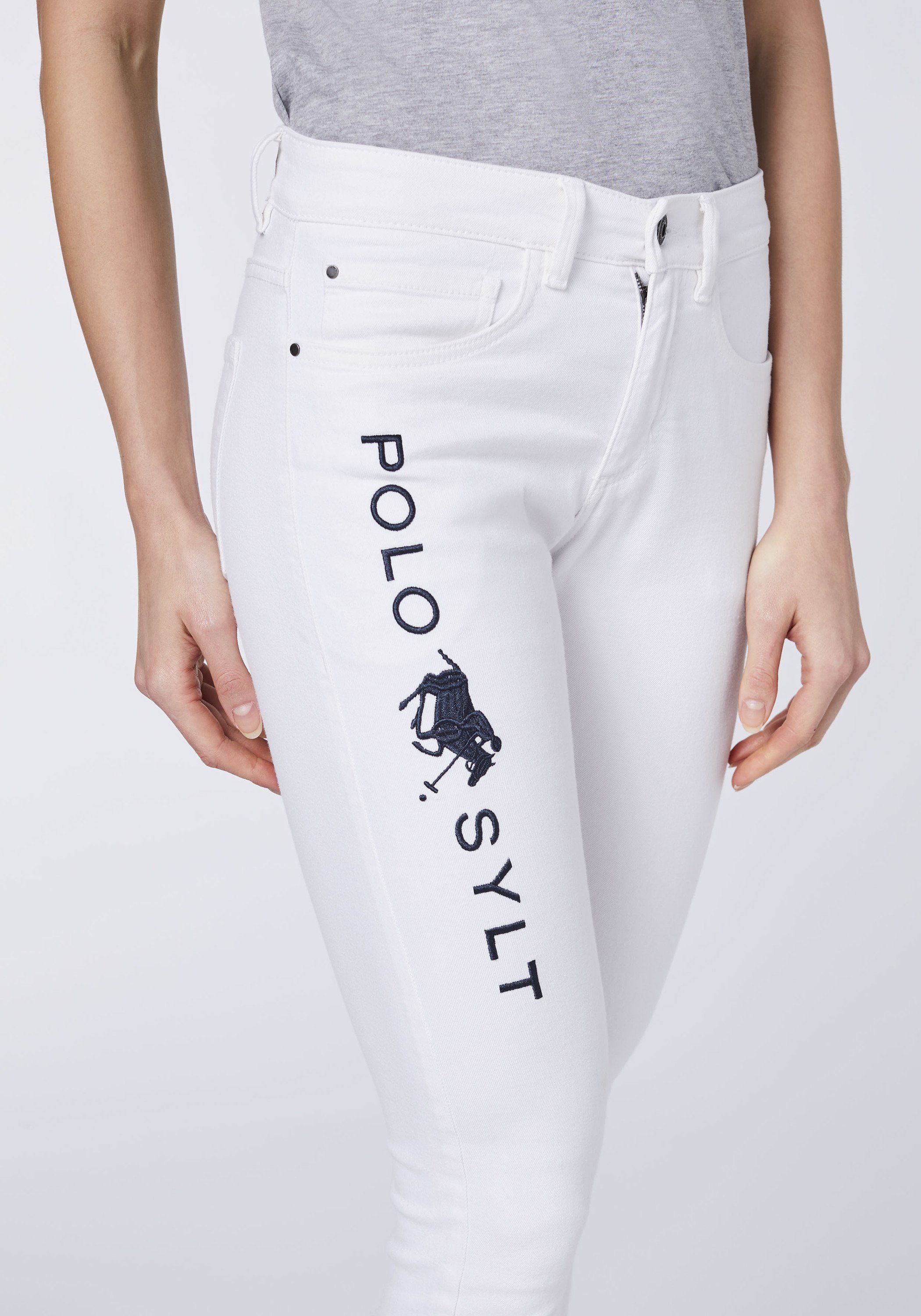 Damen Jeans Polo Sylt Straight-Jeans Damen, Komfort-Passform (1-tlg)