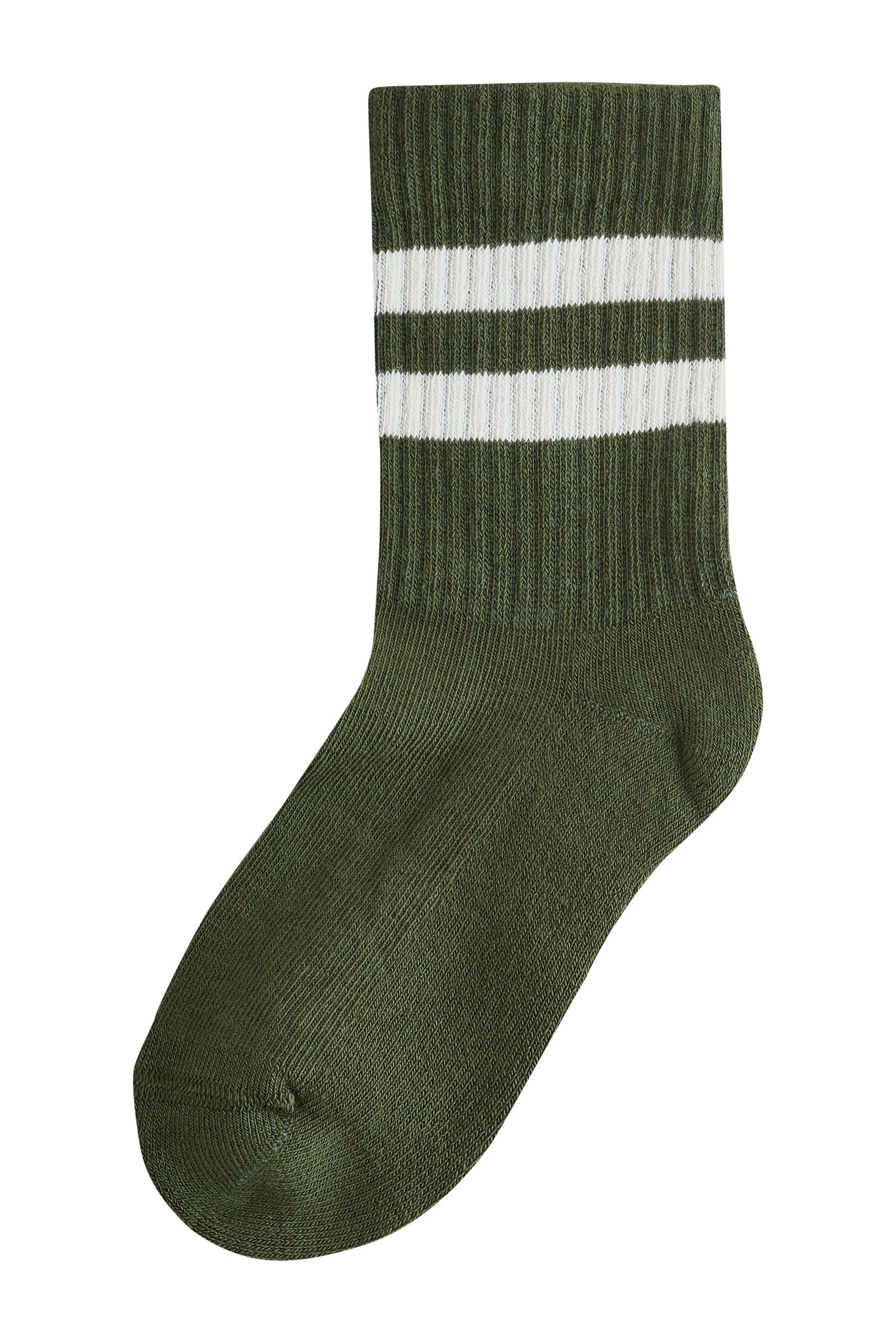 Next Kurzsocken Gerippte Socken mit hohem Baumwollanteil, 5er-Pack (1-Paar)