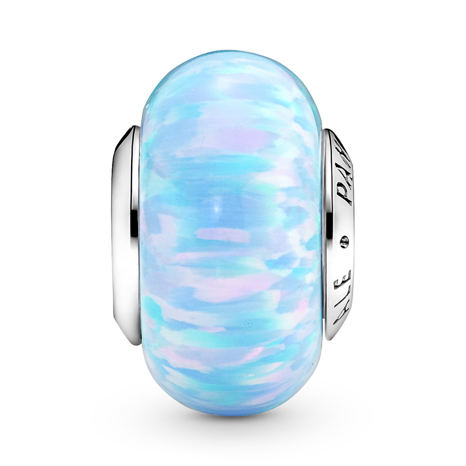 Pandora Bead 791691C01, Muranoglas Opalisierendes Meeresblau