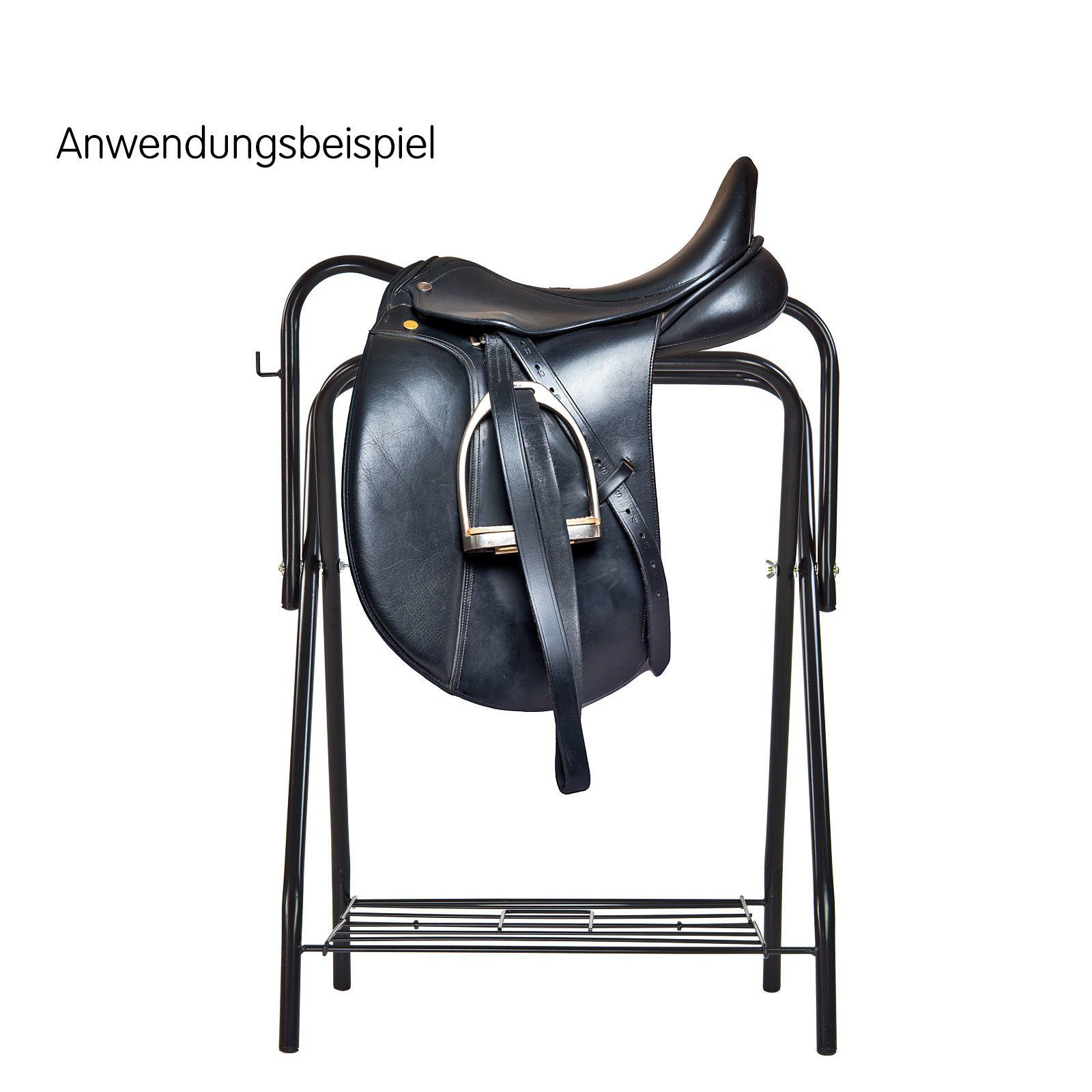 Sattelhalter Sattelständer - Pferdesattelständer - Reitsattelständer für alle Sattelarten geeignet