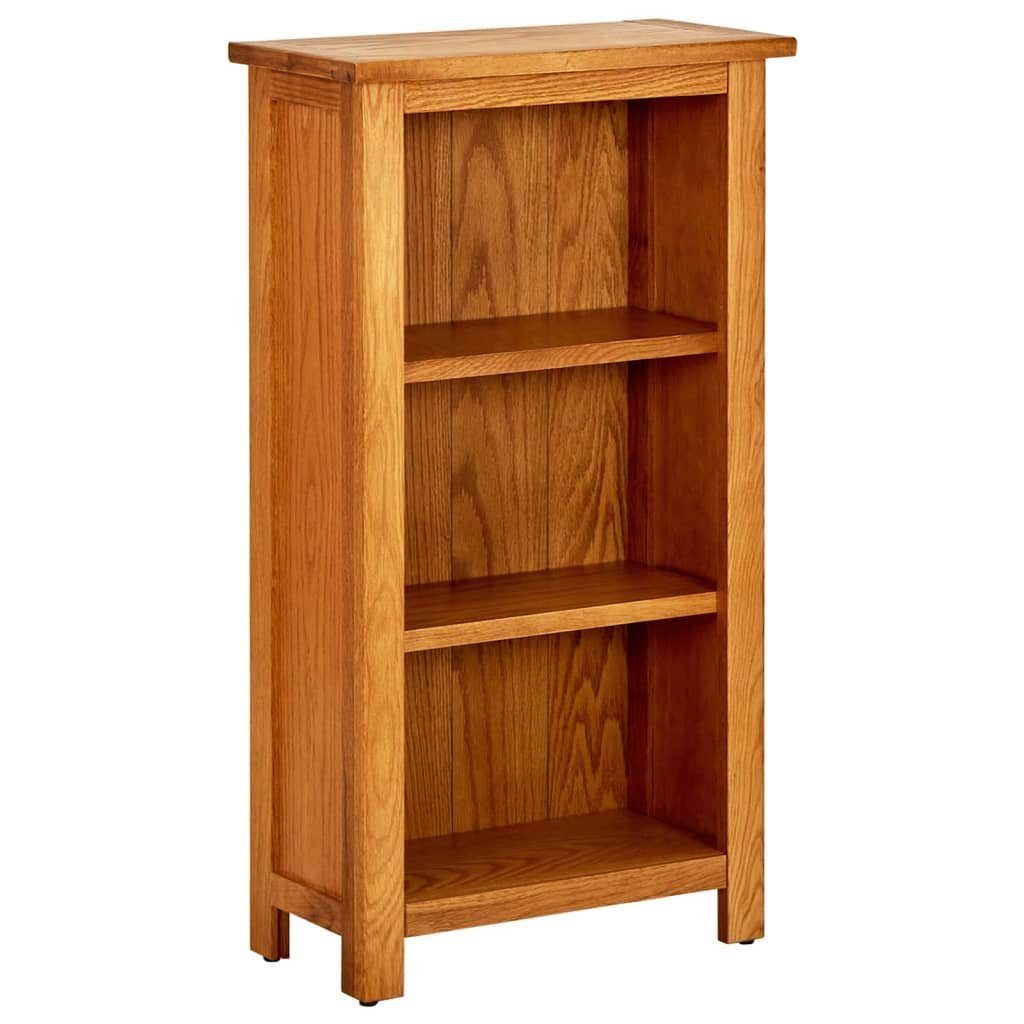furnicato Bücherregal 45x22,5x82 cm Eiche Massivholz, 1-tlg.