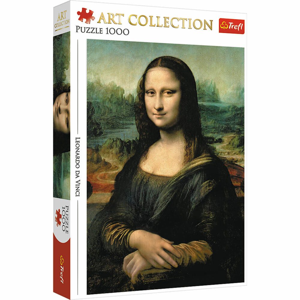 Trefl Puzzle Leonardo da Vinci - Mona Lisa, 1000 Puzzleteile