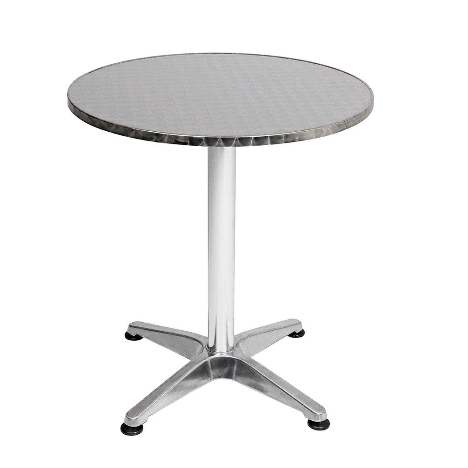 - 3-teilig Rattan / Bistrogarnitur Polstergarnitur Schwarz Aluminium Mojawo