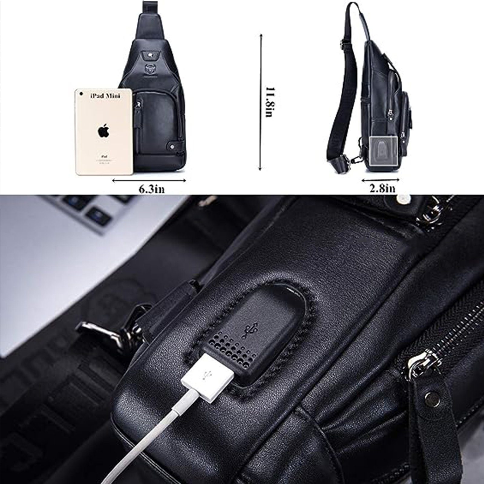 OKWISH Schultertasche Brusttasche Sling Schulter Rucksack günstig online kaufen
