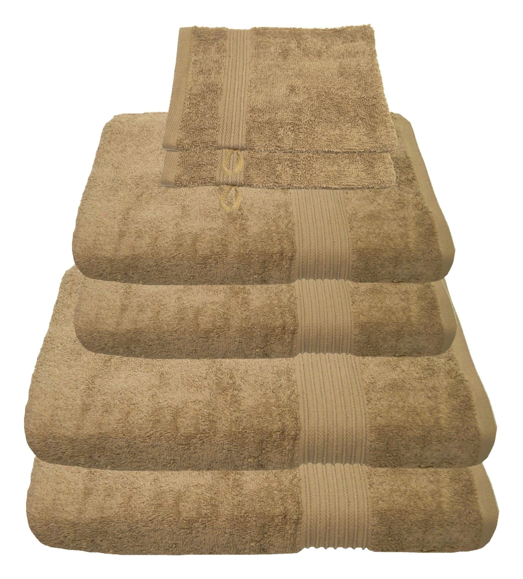 Julie Julsen Handtücher 6-Handtücher-Sand, Baumwolle (6-St) günstig online kaufen