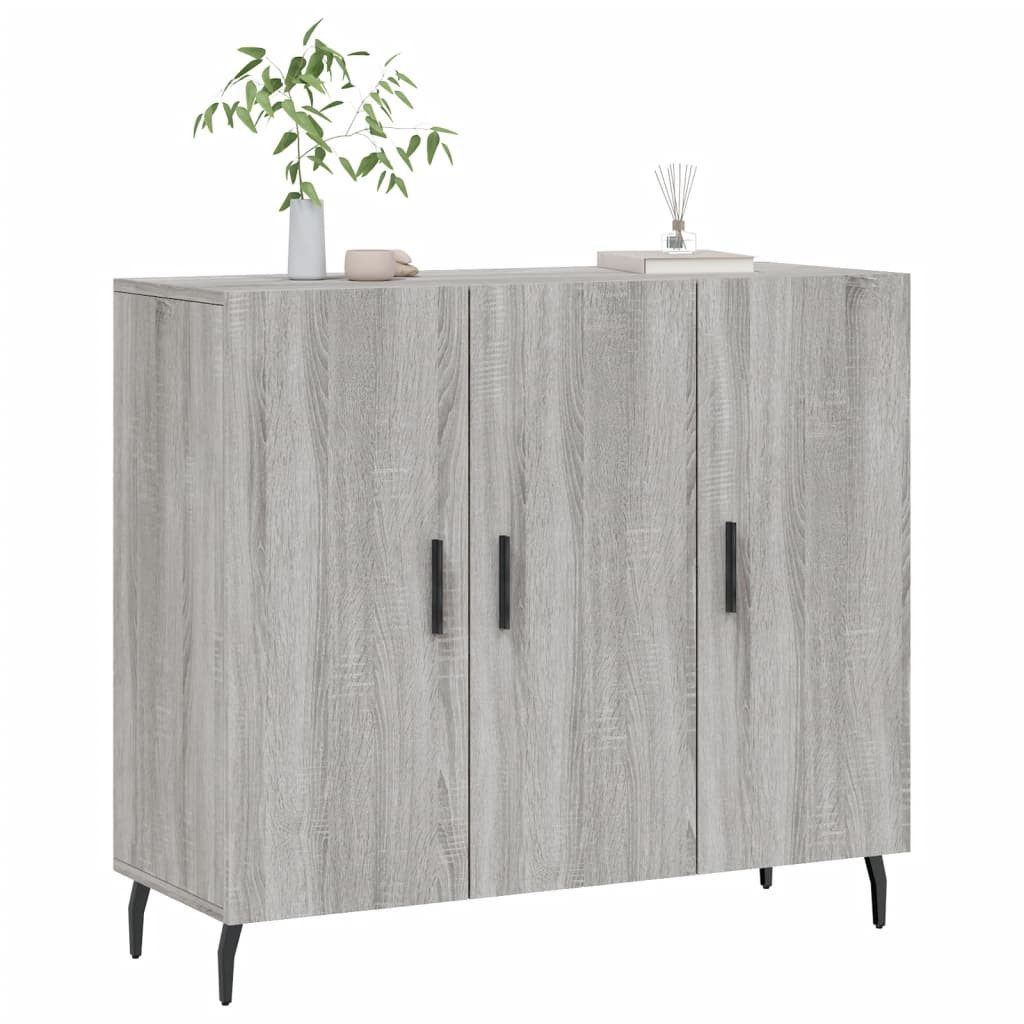 vidaXL Sideboard Sideboard Grau Sonoma 90x34x80 günstig online kaufen