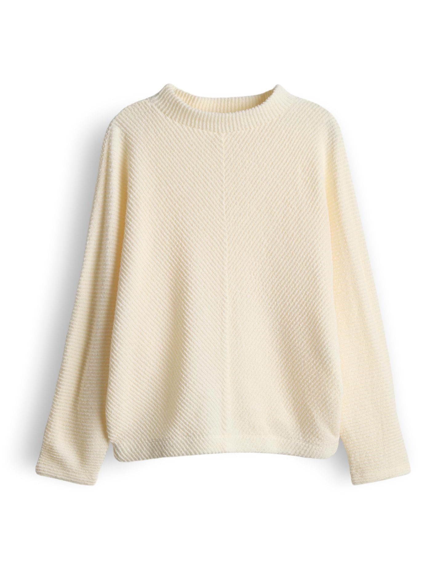 OPUS Sweatshirt GALTERA mit gerippter Textur Weite Passform, schmal zulaufe günstig online kaufen