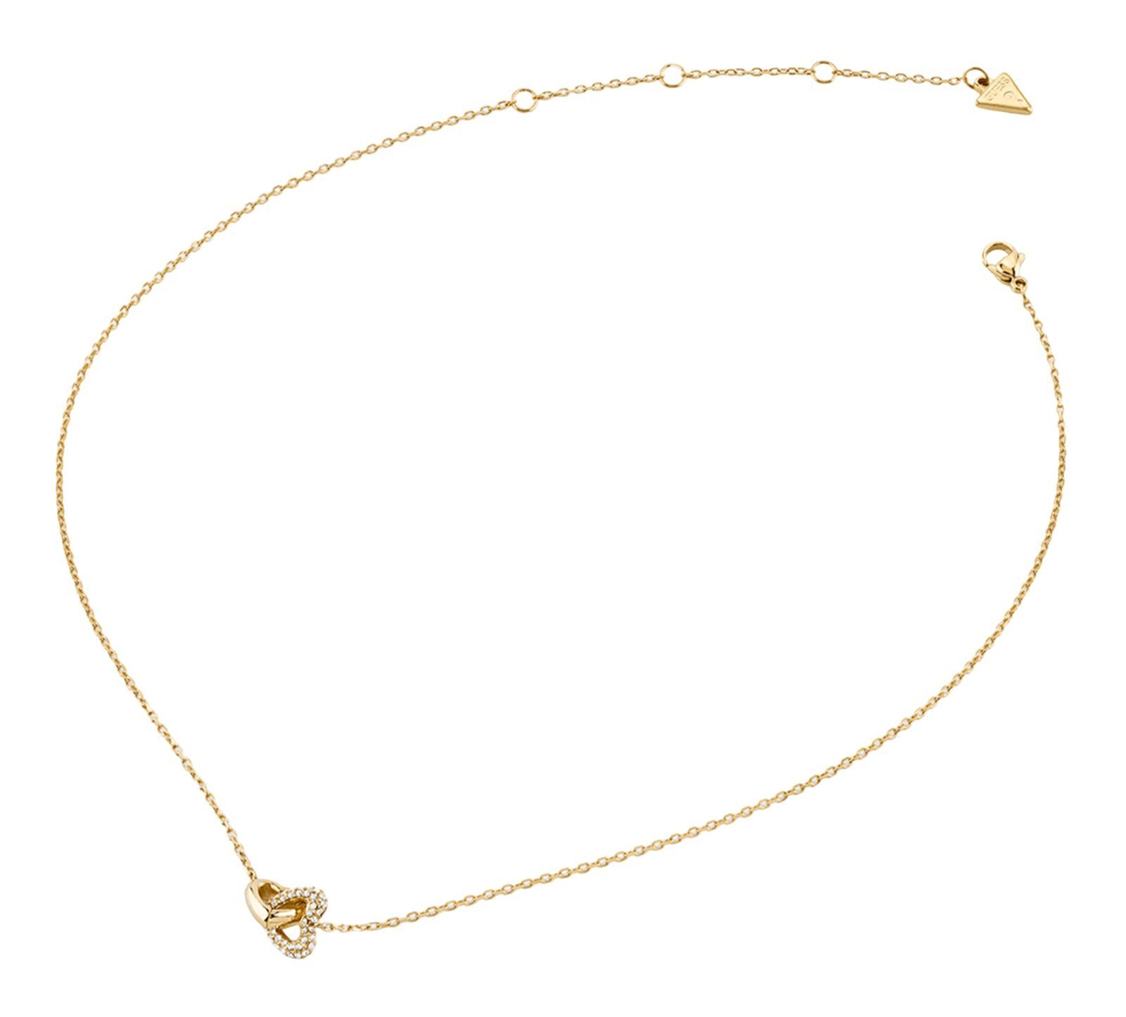Guess Herzkette 16-18" Heart Links Necklace
