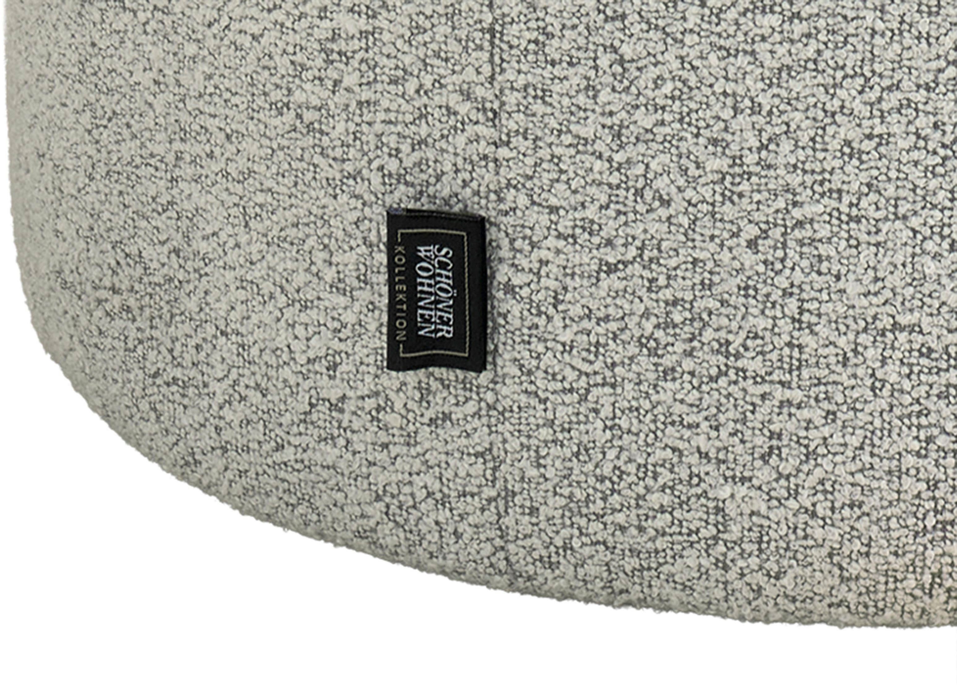 SCHÖNER WOHNEN-Kollektion Polsterhocker ALVIK (1 St), Bezug Bouclé, ideal als Ergänzung zu MOLDE und TROMS