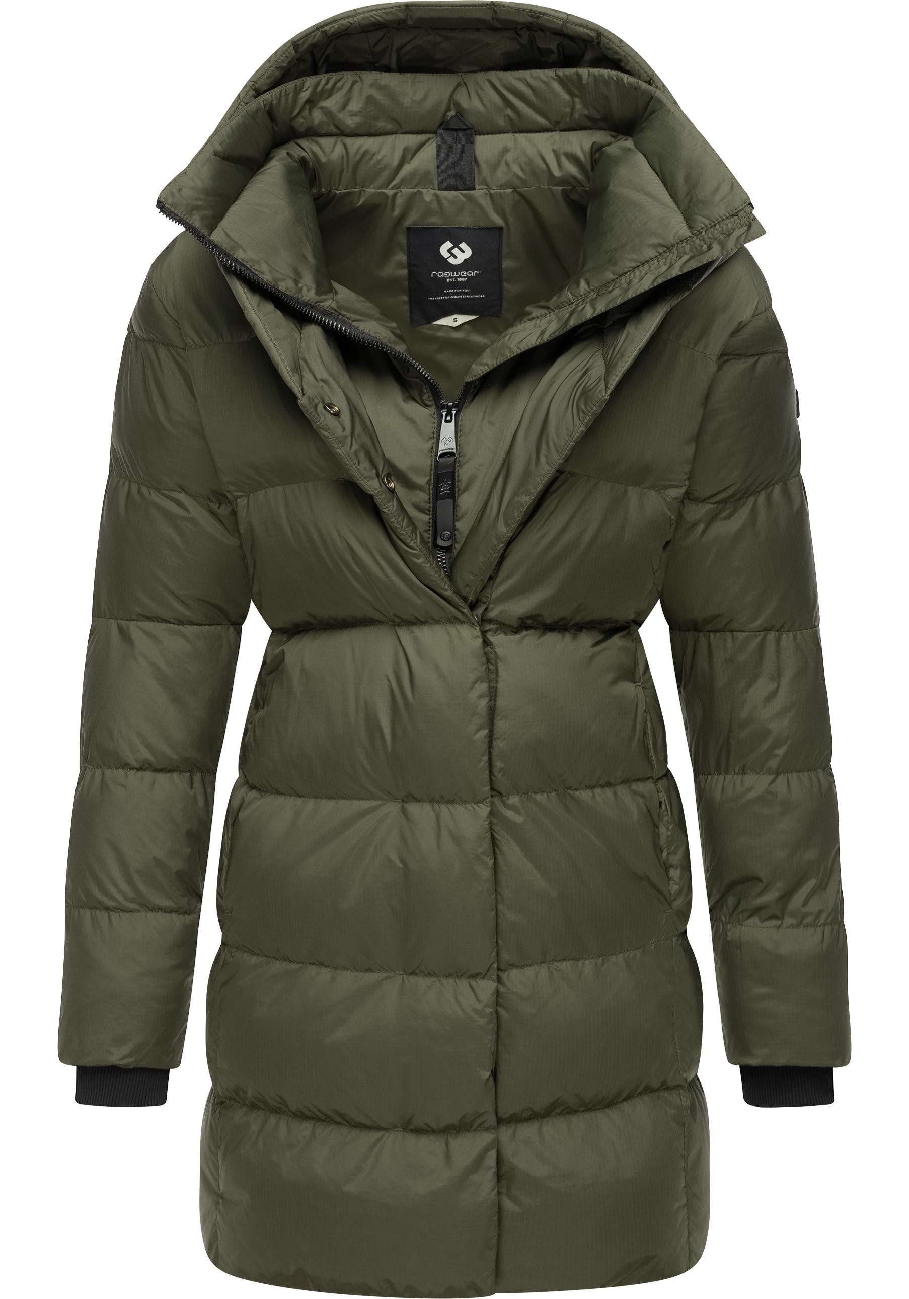 Ragwear Kurzmantel Niara stylischer, gesteppter Wintermantel mit gefütterter Kapuze – Bild 4 von 5