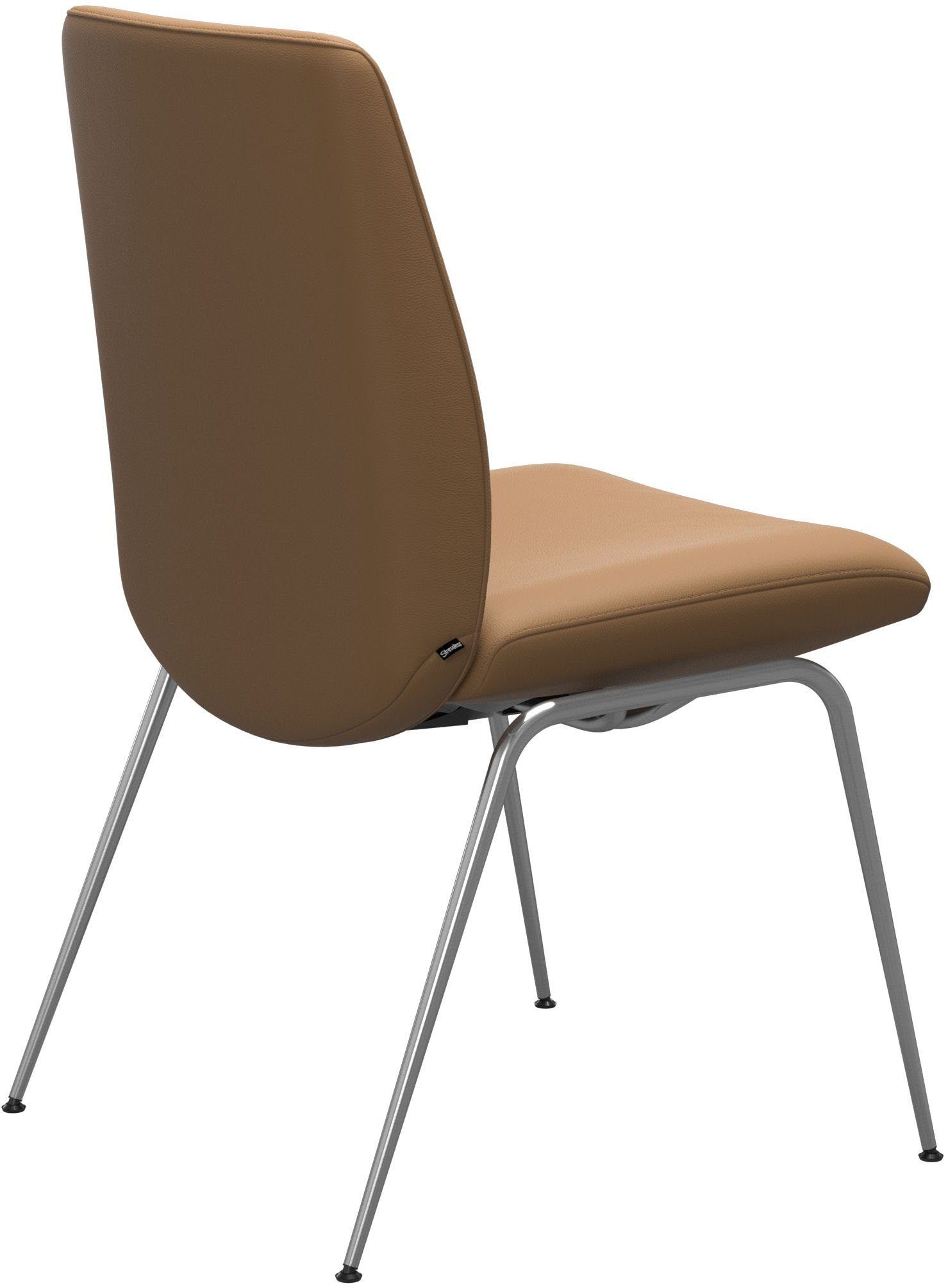 Chrom mit glänzend Stressless® Low Back, aus Polsterstuhl L, Laurel, Beinen Größe in Stahl