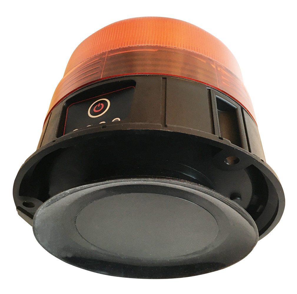 Berger & Schröter Rundumleuchte Akku LED Rundumkennleuchte 12/24V mit Funkfernbedienung, LED fest integriert, Steuerung über Funkfernbedienung – Bild 4 von 4